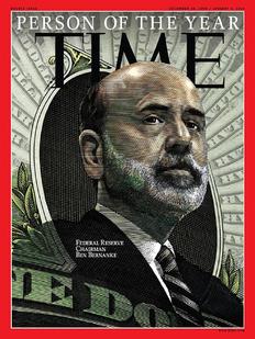 Το εξώφυλλο του «Time» με τον Μπεν Μπερνάνκι.