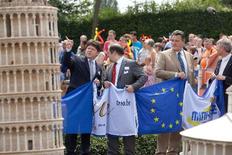 Από τις εορταστικές εκδηλώσεις για την ανάληψη της προεδρίας της Ε.Ε. από το Βέλγιο την 1η Ιουλίου 