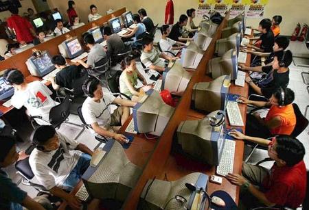 china internet cafe