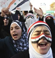 Διαδηλωτές ζητούν την παραίτηση του ΄Ασαντ 