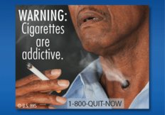 «Τα τσιγάρα προκαλούν εθισμό» αναγράφεται στην εικόνα που δημιουργήθηκε για τα πακέτα των τσιγάρων